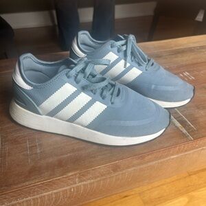Adidas Teal and White Running Shoes